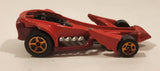 2008 Hot Wheels Street Beast Preying Menace Red Die Cast Toy Car Vehicle