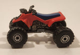 1992 Hot Wheels Suzuki Quadracer Red Die Cast ATV Toy Vehicle