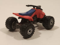 1992 Hot Wheels Suzuki Quadracer Red Die Cast ATV Toy Vehicle