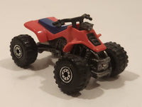 1992 Hot Wheels Suzuki Quadracer Red Die Cast ATV Toy Vehicle