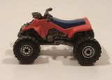 1992 Hot Wheels Suzuki Quadracer Red Die Cast ATV Toy Vehicle