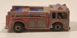 1982 Hot Wheels Fire Eater Red Fire Truck Die Cast Toy Car Vehicle