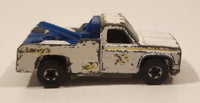 1977 Hot Wheels Flying Colors Ramblin' Wrecker Tow Truck Rig White Die Cast Toy Car Vehicle - Hong Kong