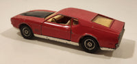 Vintage Corgi Toys Whizz Wheels Ford Mustang Mach I Red Die Cast Toy Car Vehicle Made in Gt. Britain