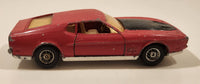 Vintage Corgi Toys Whizz Wheels Ford Mustang Mach I Red Die Cast Toy Car Vehicle Made in Gt. Britain