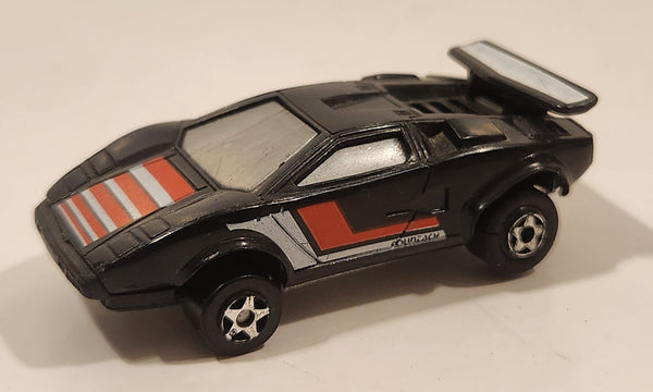 Vintage 1980 Kidco Key Cars Lamborghini Countach Black Die Cast Toy Car Vehicle Made in Macao