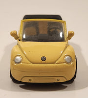 1997 New Ray Open Top Collection No. 48492 Volkswagen Beetle Yellow 1:43 Scale Die Cast Toy Car Vehicle