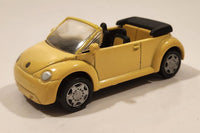 1997 New Ray Open Top Collection No. 48492 Volkswagen Beetle Yellow 1:43 Scale Die Cast Toy Car Vehicle