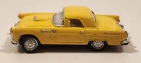 KinSmart 1955 Ford Thunderbird Yellow 1:64 Scale Pullback Die Cast Toy Car Vehicle