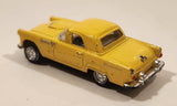 KinSmart 1955 Ford Thunderbird Yellow 1:64 Scale Pullback Die Cast Toy Car Vehicle