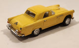 KinSmart 1955 Ford Thunderbird Yellow 1:64 Scale Pullback Die Cast Toy Car Vehicle