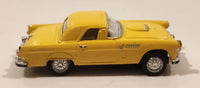 KinSmart 1955 Ford Thunderbird Yellow 1:64 Scale Pullback Die Cast Toy Car Vehicle