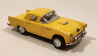 KinSmart 1955 Ford Thunderbird Yellow 1:64 Scale Pullback Die Cast Toy Car Vehicle