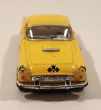 KinSmart 1955 Ford Thunderbird Yellow 1:64 Scale Pullback Die Cast Toy Car Vehicle