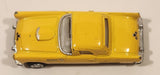 KinSmart 1955 Ford Thunderbird Yellow 1:64 Scale Pullback Die Cast Toy Car Vehicle