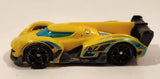 Zuru Metal Machines Race Car Yellow Die Cast Toy Car Vehicle