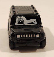 PM26 Hummer Style Black Pullback Plastic Toy Car Vehicle with Eyes