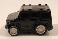 PM26 Hummer Style Black Pullback Plastic Toy Car Vehicle with Eyes