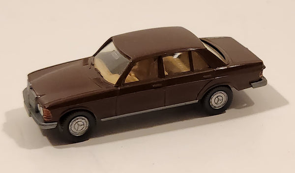 Wiking Mercedes 240 D Brown 1:87 Scale Miniature Plastic Toy Car Vehicle Made in West Berlin