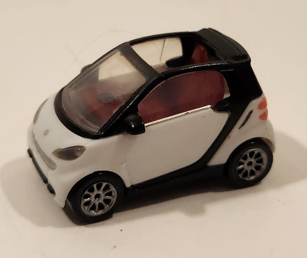 Ferrero Kinder Surprise MPG NV083 Fortwo Cabrio White Miniature Plastic Toy Car Vehicle