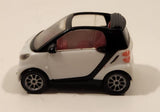 Ferrero Kinder Surprise MPG NV083 Fortwo Cabrio White Miniature Plastic Toy Car Vehicle