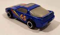 ERTL Speed Strips Pontiac Trans Am Blue Die Cast Toy Car Vehicle Made in China