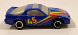 ERTL Speed Strips Pontiac Trans Am Blue Die Cast Toy Car Vehicle Made in China