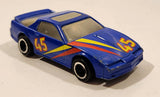 ERTL Speed Strips Pontiac Trans Am Blue Die Cast Toy Car Vehicle Made in China