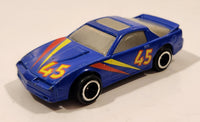 ERTL Speed Strips Pontiac Trans Am Blue Die Cast Toy Car Vehicle Made in China