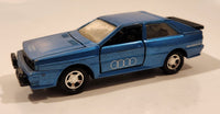 Vintage 1982 Lesney Matchbox Super Kings Audi Quattro Rally Blue Die Cast Toy Car Vehicle