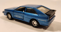 Vintage 1982 Lesney Matchbox Super Kings Audi Quattro Rally Blue Die Cast Toy Car Vehicle