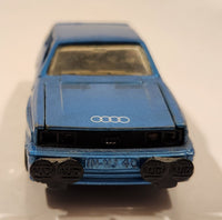 Vintage 1982 Lesney Matchbox Super Kings Audi Quattro Rally Blue Die Cast Toy Car Vehicle