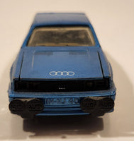 Vintage 1982 Lesney Matchbox Super Kings Audi Quattro Rally Blue Die Cast Toy Car Vehicle