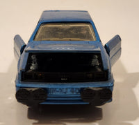 Vintage 1982 Lesney Matchbox Super Kings Audi Quattro Rally Blue Die Cast Toy Car Vehicle