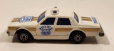 Majorette Novacar 100 Chevy Impala Police Cruiser White Plastic Body Die Cast Toy Car Vehicle