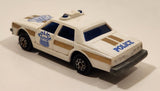 Majorette Novacar 100 Chevy Impala Police Cruiser White Plastic Body Die Cast Toy Car Vehicle