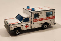 Vintage 1982 Lesney Matchbox Superfast No. 41 Code Red Pacific Ambulance White Die Cast Toy Car Vehicle