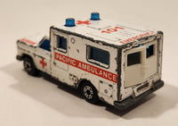 Vintage 1982 Lesney Matchbox Superfast No. 41 Code Red Pacific Ambulance White Die Cast Toy Car Vehicle