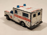 Vintage 1982 Lesney Matchbox Superfast No. 41 Code Red Pacific Ambulance White Die Cast Toy Car Vehicle