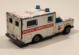 Vintage 1982 Lesney Matchbox Superfast No. 41 Code Red Pacific Ambulance White Die Cast Toy Car Vehicle