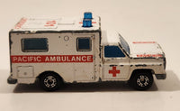 Vintage 1982 Lesney Matchbox Superfast No. 41 Code Red Pacific Ambulance White Die Cast Toy Car Vehicle