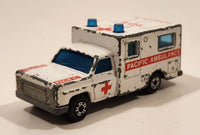 Vintage 1982 Lesney Matchbox Superfast No. 41 Code Red Pacific Ambulance White Die Cast Toy Car Vehicle