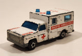 Vintage 1982 Lesney Matchbox Superfast No. 41 Code Red Pacific Ambulance White Die Cast Toy Car Vehicle