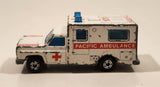 Vintage 1982 Lesney Matchbox Superfast No. 41 Code Red Pacific Ambulance White Die Cast Toy Car Vehicle