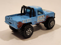 1983 Matchbox 4x4 Mini Pick Up Truck Light Blue Die Cast Toy Car Vehicle