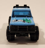 1983 Matchbox 4x4 Mini Pick Up Truck Light Blue Die Cast Toy Car Vehicle