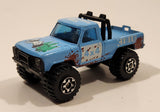 1983 Matchbox 4x4 Mini Pick Up Truck Light Blue Die Cast Toy Car Vehicle