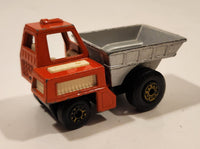 Vintage 1976 Matchbox Lesney Superfast No. 26 Site Dumper Truck Red and Silver Die Cast Toy Car Construction Equipment Machinery Vehicle - Made in England