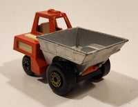 Vintage 1976 Matchbox Lesney Superfast No. 26 Site Dumper Truck Red and Silver Die Cast Toy Car Construction Equipment Machinery Vehicle - Made in England