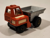 Vintage 1976 Matchbox Lesney Superfast No. 26 Site Dumper Truck Red and Silver Die Cast Toy Car Construction Equipment Machinery Vehicle - Made in England